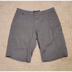 FOX RACING Mens Size 30 Shorts GRAY Chino Casual Skateboarding Riding